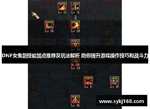 DNF女鬼剑技能加点推荐及玩法解析 助你提升游戏操作技巧和战斗力